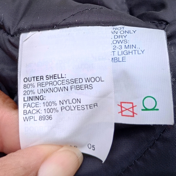 Purple and White Varsity Jacket - Picture 6 of 6